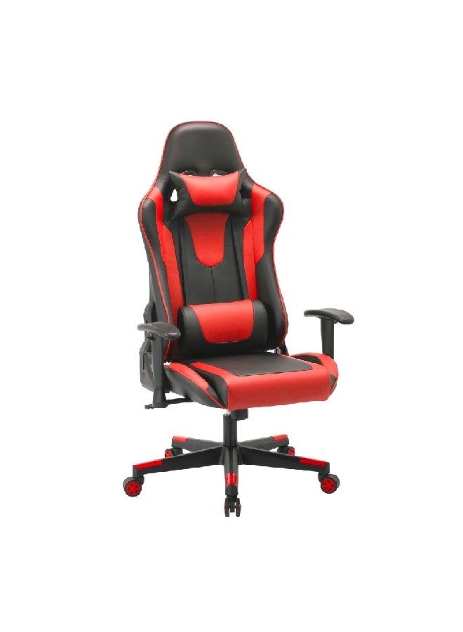 Micasa High Back Ergonomic Gaming Chair with Wheels Red and Black 84 x 29 x 65 cm DJ-0027E-RED - Image 2