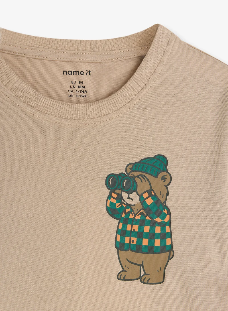 Name It  Kids Graphic Crew Neck T-Shirt for Men | Best Price UAE