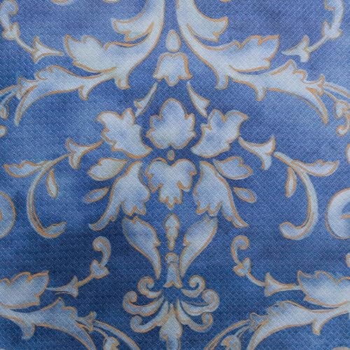 Home Dynamix SoHome Cozy Living Anti Fatigue Mat Kitchen Mat Non Slip Stain Resistant Easy Clean 1/2 Inch Thick Kitchen Floor Mats, Damask Blue 18" x 30" - Image 3