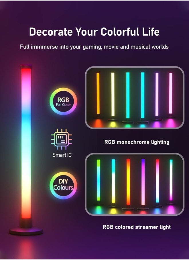 Bukela - Smart Desktop Ambient Light, Work with Alexa and Google Assistant,RGBIC WiFi TV Backlights with Scene and Music Modes for Gaming,Gaming Lights with APP & Remote Control for Home Decor,1 Pack - Image 1