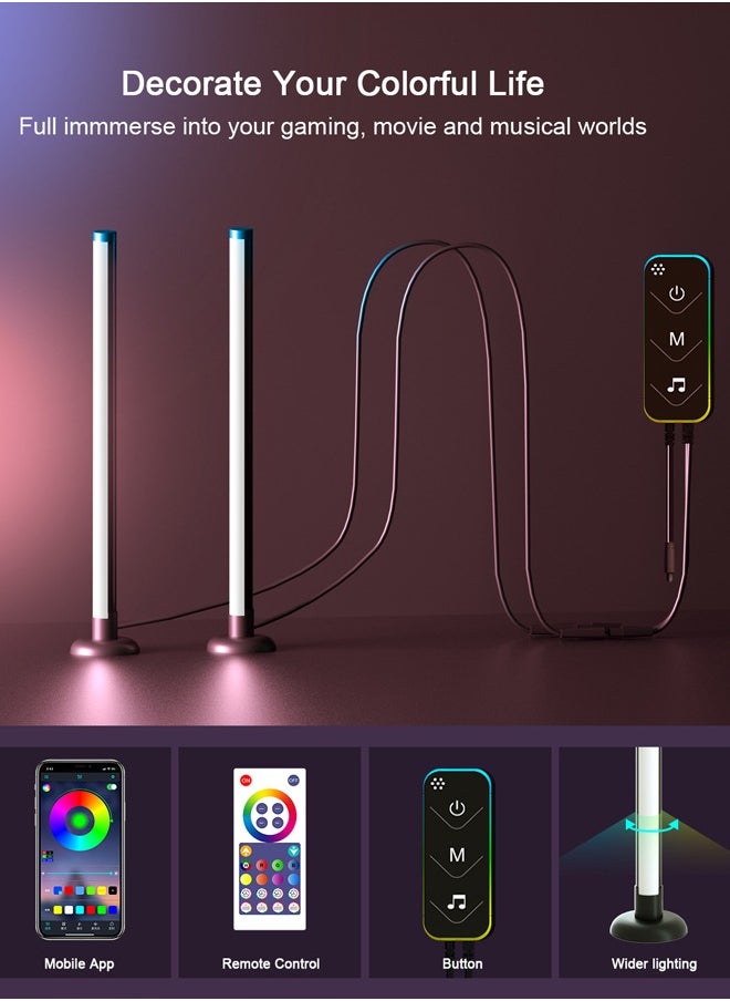 Bukela - Smart Desktop Ambient Light, Work with Alexa and Google Assistant,RGBIC WiFi TV Backlights with Scene and Music Modes for Gaming,Gaming Lights with APP & Remote Control for Home Decor,1 Pack - Image 1