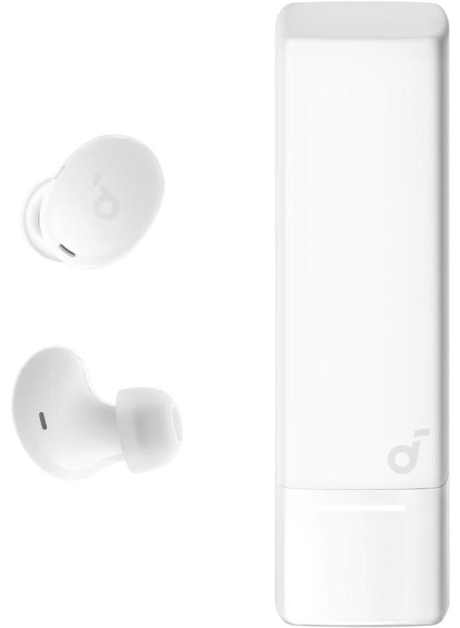 Soundcore A30i by Anker, Noise Cancelling Earbuds, Lipstick-Shaped Stylish Design, Tiny, Lightweight Comfort, Smart Noise Cancelling, Clear Sound, 24H Playtime, IP54, Wireless Earbuds, Bluetooth 5.4 White - Image 1