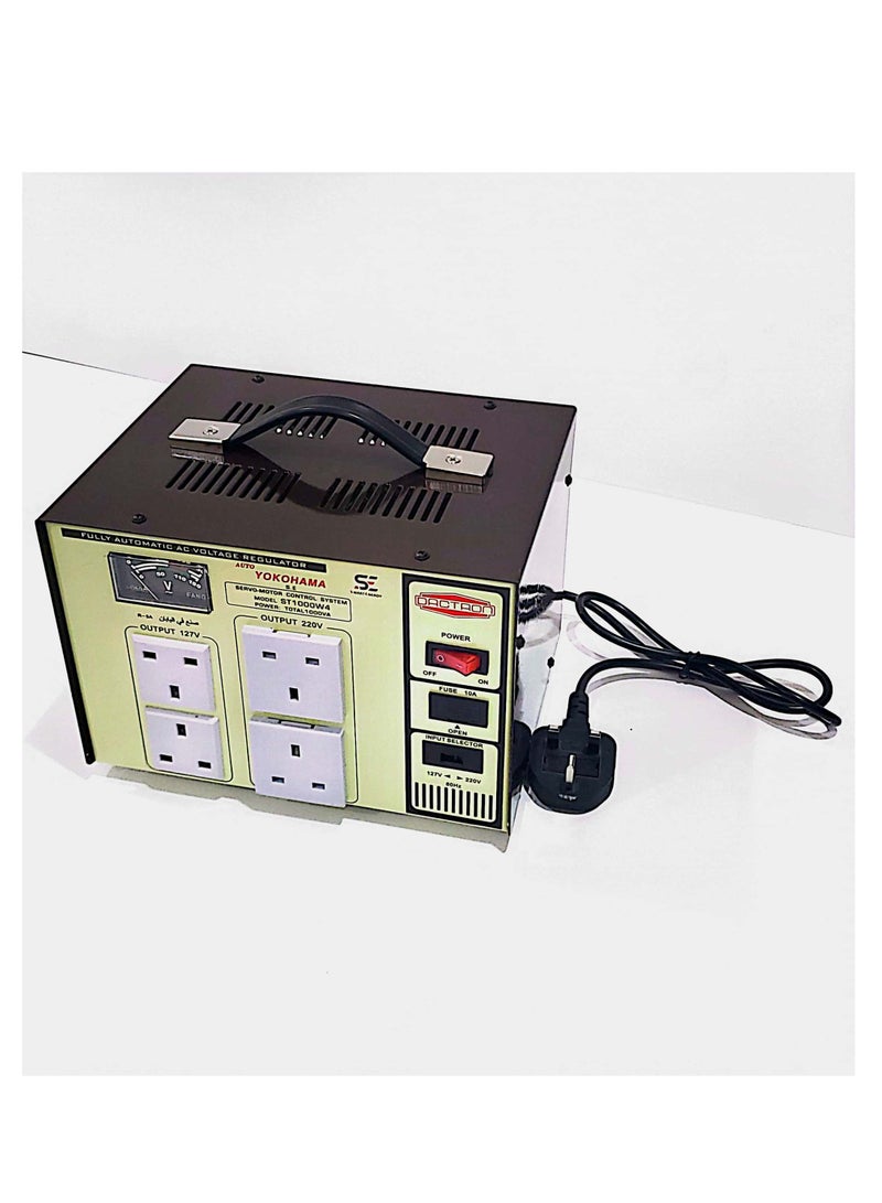 اس اي محول ومنظم كهربائي صناعة ياباني أوتوماتيكي اس اي يوكوهاما جهد 1000 واط - Image 4