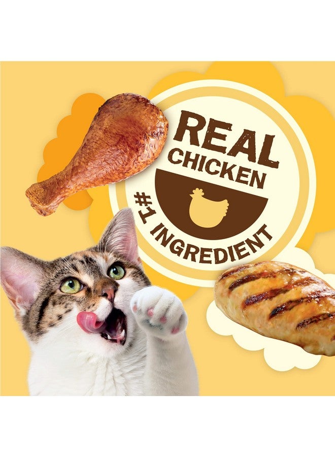 Friskies Purina Friskies Natural Cat Treats, Party Mix Natural Yums With Real Chicken & Vitamins, Minerals & Nutrients - Image 4