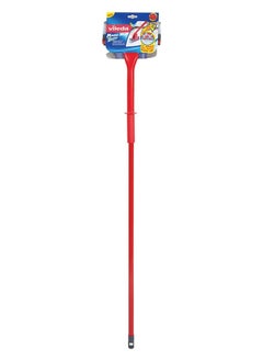 Vileda Vileda Magic Mop, Angled Head, Absorbent Sponge, Non-Scratch Scourer, Push/Pull Wringing System, Tear-Resistant Foam  35 X 5 X 136 Cm  - Image 2