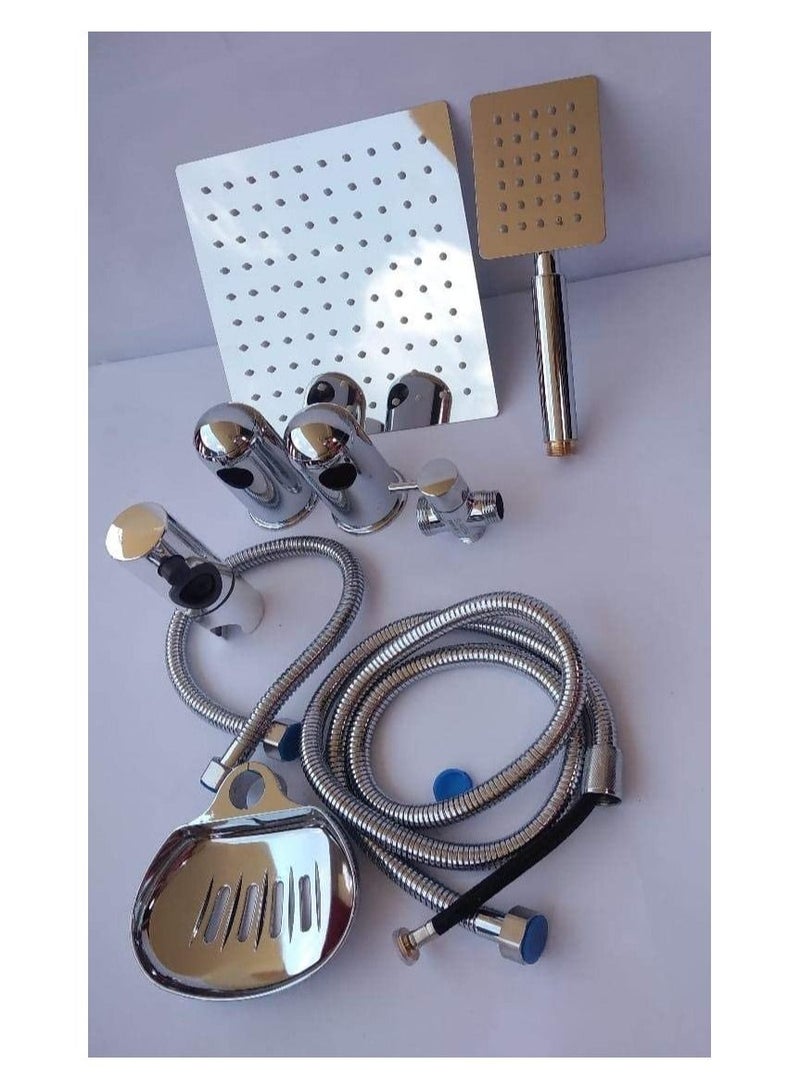 طقم حنفية استحمام كامل مع حامل صابون - Image 2