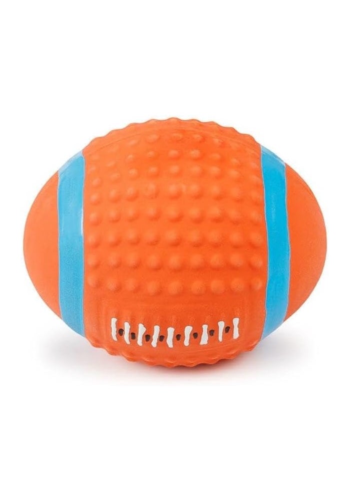 Natural Latex Squeaky Dog Toy - High-Bounce Chew Ball for Small/Medium Puppies - Image 1