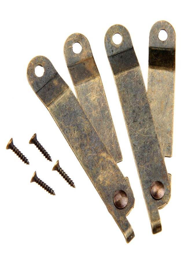 Dophee 2Pcs 112x67x11mm Antique Bronze Lid Support Stay Hinge for Home Furniture Upholstery Box Decoration - Image 1