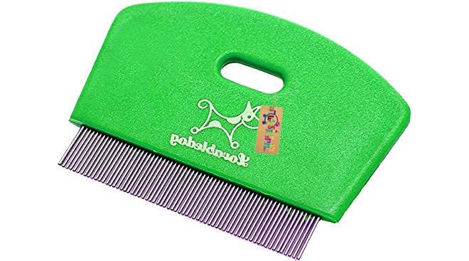 Western Era Brush/Pet Comb for Grooming Cum Massager & Safety for Dog, Puppy, Cat, Kitten (Green) - Image 1