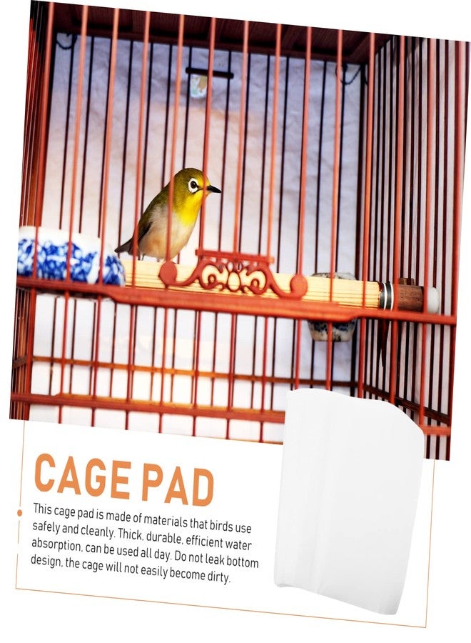 VICASKY 100pcs Disposable Bird Cage Liners Paper Leak Urine Pads for Parrots Safe and Breathable Pet Supply for Easy Cleaning and Daily Care - Image 4