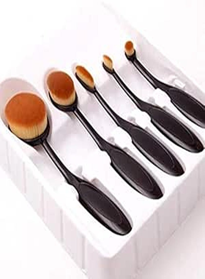 Miss Rose 5pcs Makeup Brush Set