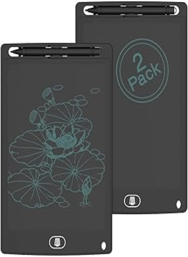 Generic - Generic [2 Pack] LCD Writing Tablet,TIQUS 8.5 Inch Electronic Writing Board with Memory Lock Button, Environment Friendly Drawing Pad, for Adults, [Black] - Image 1
