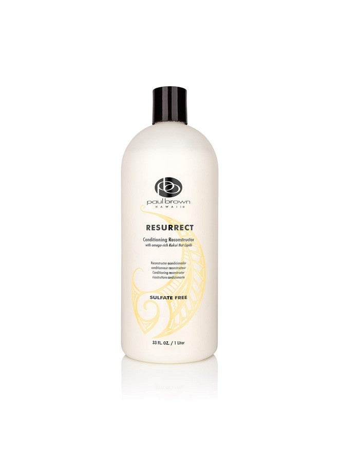 Paul Brown Hawaii Aul Brown Hawaii Resurrect Salon Quality Conditioner ; Hydrate & Treat Damaged Hair ; Antioxidantrich Kukui Nut Oil For Ultimate Hair Moisturization ; Safe For Color Treated Hair (33 Oz.) - Image 2