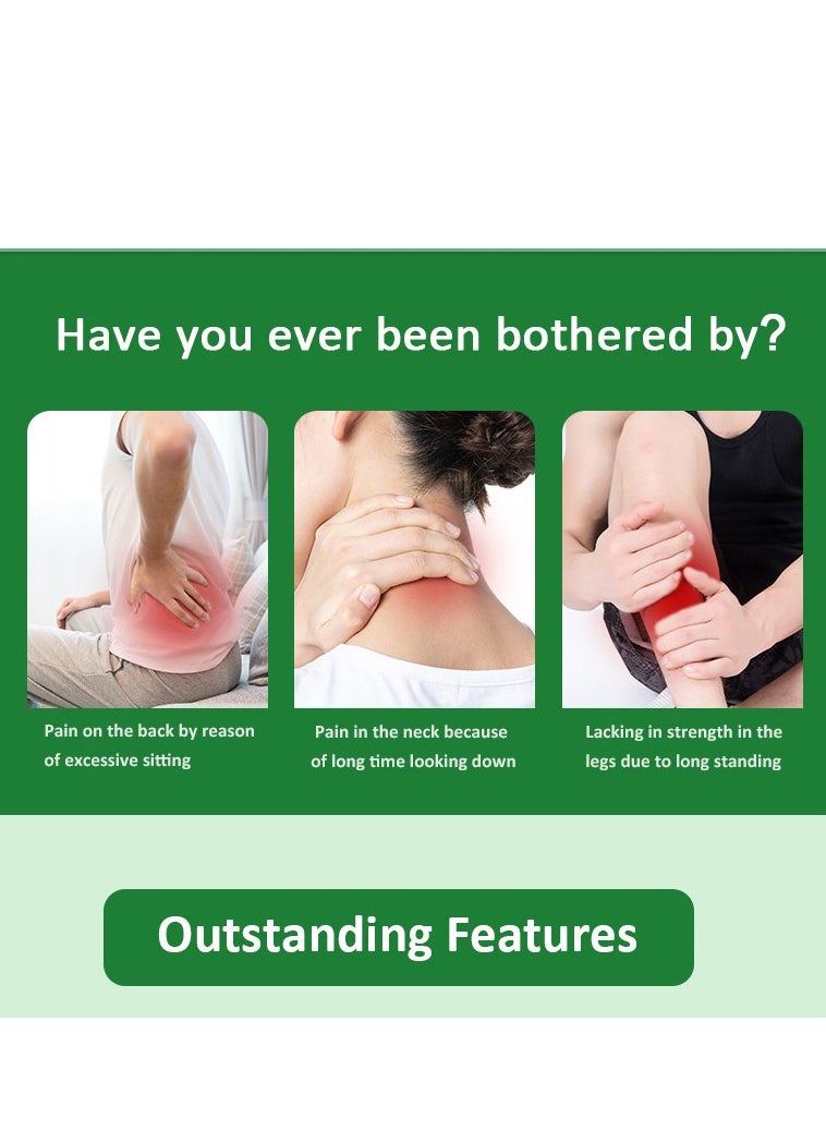 MQ Pepisky Pain Relief Patches, Wormwood Knee Pain Patch Paste, Heat Patches for Arthritis Pain Relief and Inflammation, Warming Herbal Plaster Pain Patches, Long Lasting Relief of Joint Pains 2 Pack  - Image 2