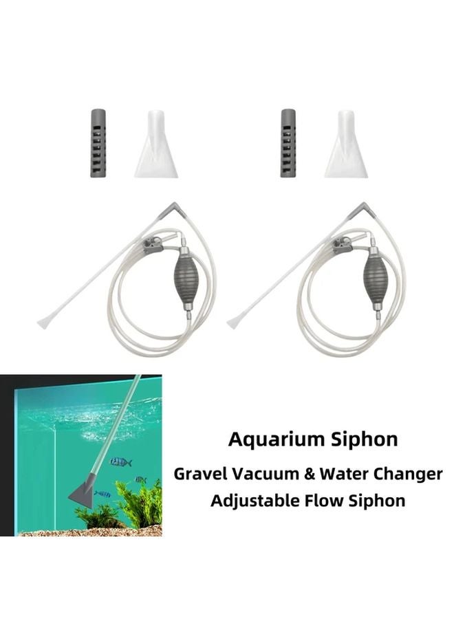 Manual Aquarium Water Changer Siphon Pump 86 61inch No Electricity Fish Tank Cleaner - Image 5