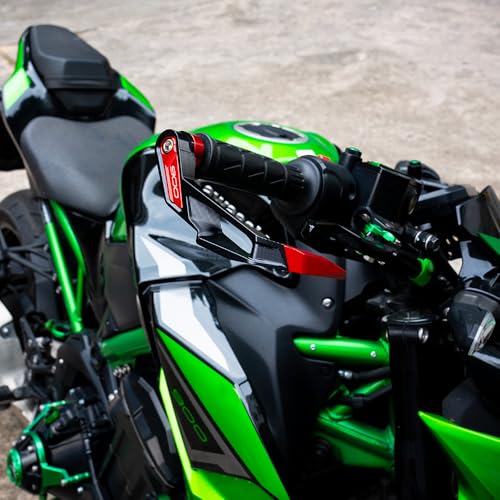 MOWOK Fit for Kawasaki Z900 Z900RS Z900SE Z 900 2017-2021 2022 2023 2024 2025 Accessories Motorcycle Clutch Brake Lever Hand Guards handguard Handlebar Protector (Green) - Image 4