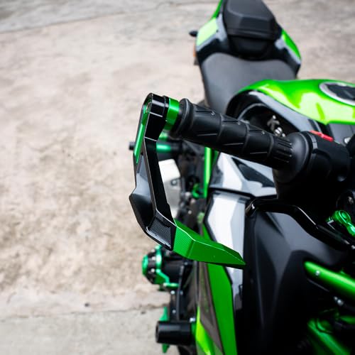 MOWOK Fit for Kawasaki Z900 Z900RS Z900SE Z 900 2017-2021 2022 2023 2024 2025 Accessories Motorcycle Clutch Brake Lever Hand Guards handguard Handlebar Protector (Green) - Image 2