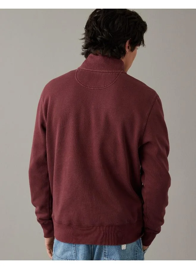 امريكان ايجل Quarter-Snap Mockneck Pullover Sweatshirt