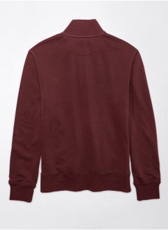 American Eagle Quarter-Snap Mockneck Pullover Sweatshirt  - Image 5