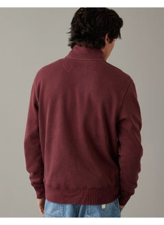 American Eagle Quarter-Snap Mockneck Pullover Sweatshirt  - Image 4