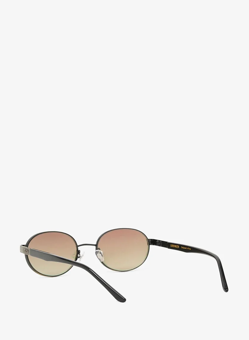 KAREN WAZEN Sam Oval Sunglasses