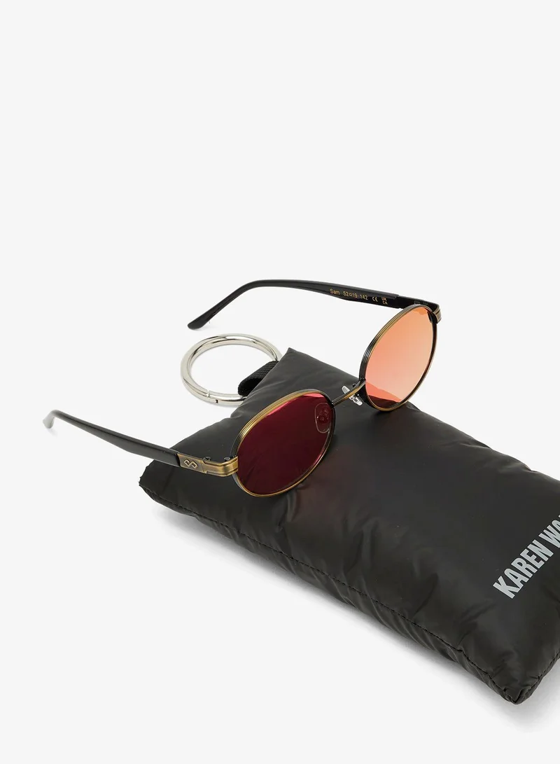 Karen Wazen  Sam Oval Sunglasses for Women | Best Price UAE