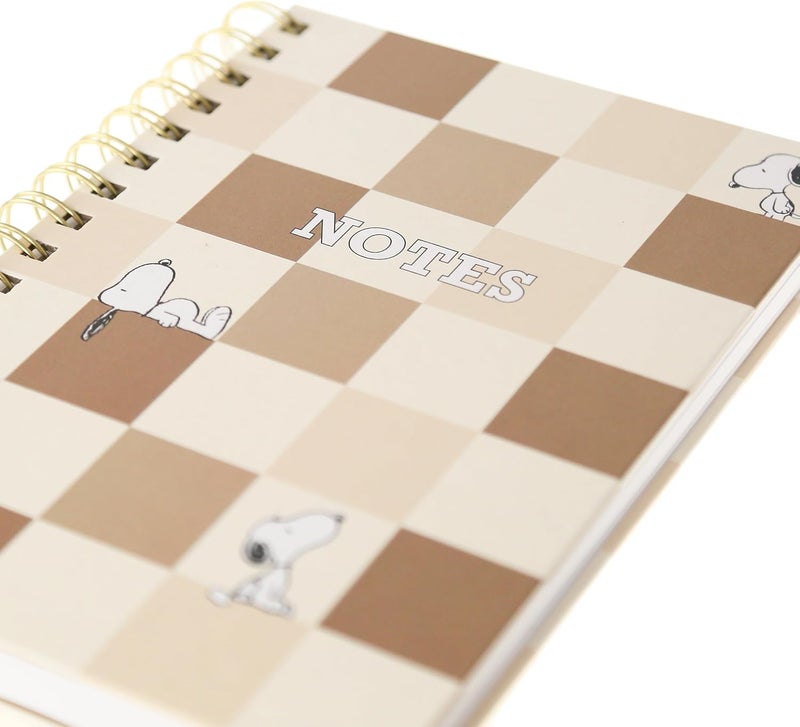 Graphique Snoopy Hardbound Spiral Journal, 160 Ruled Pages Hard Cover Notebook, Diary, Lists, Record Month and Date, Premium Paper, 6” x 8” - Image 4