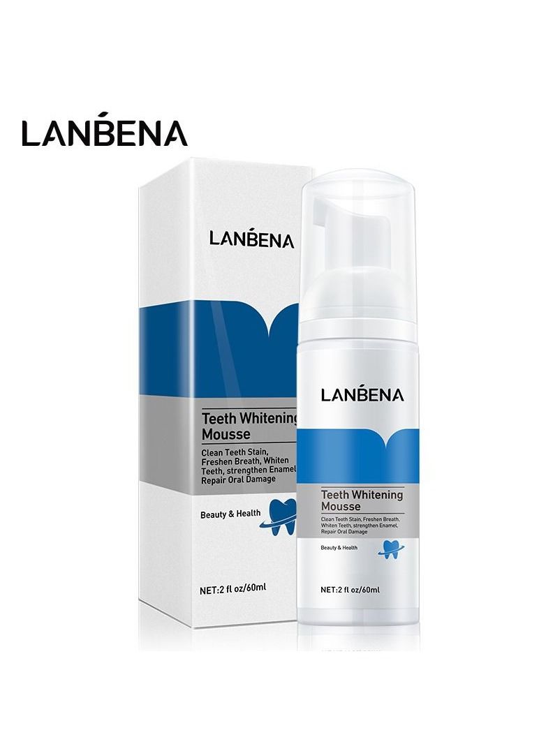 LANBENA سائل تبييض الأسنان لتنظيف الأسنان وإزالة البقع وتبييض الأسنان - Image 1