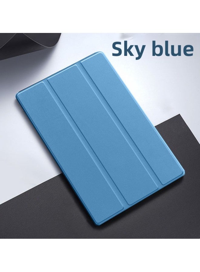 For Samsung S7 Tablet Case Triple Folding Leather S8 Tablet Cover S8plus Tablet Case