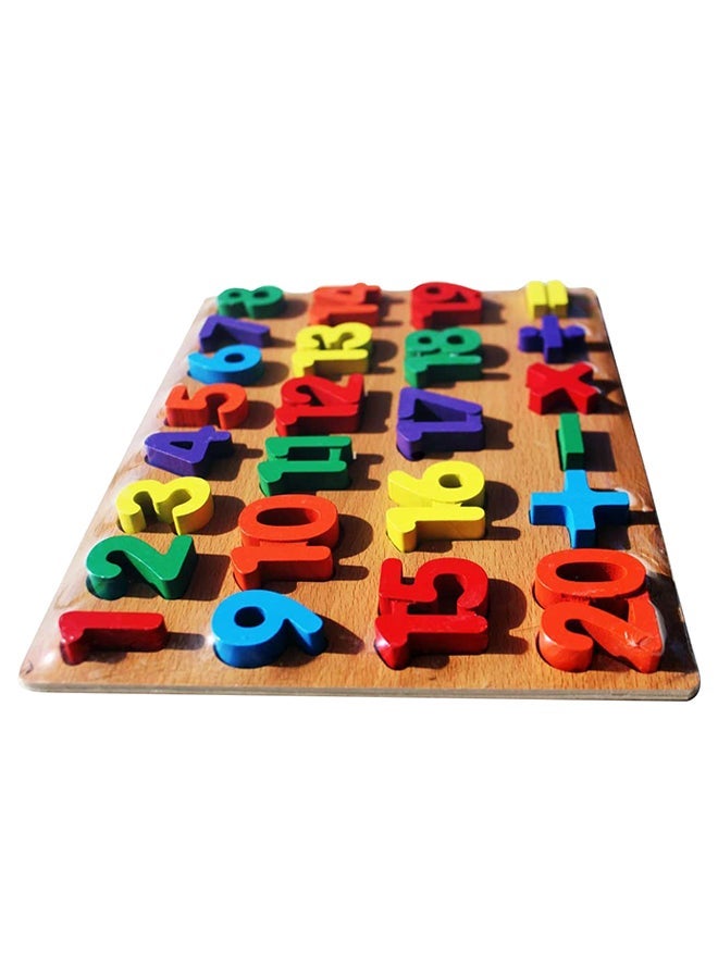 NIBEMINENT Wooden Number 3D Puzzle - Image 2