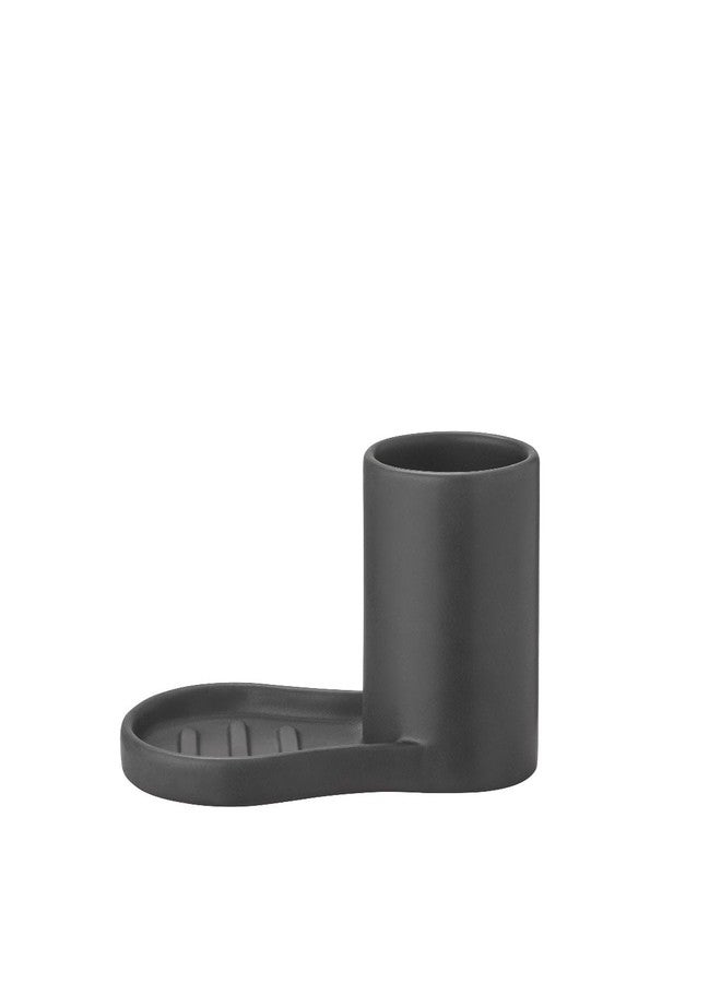 blomus PIRO Ceramic Sink Organizer - Black - Image 2