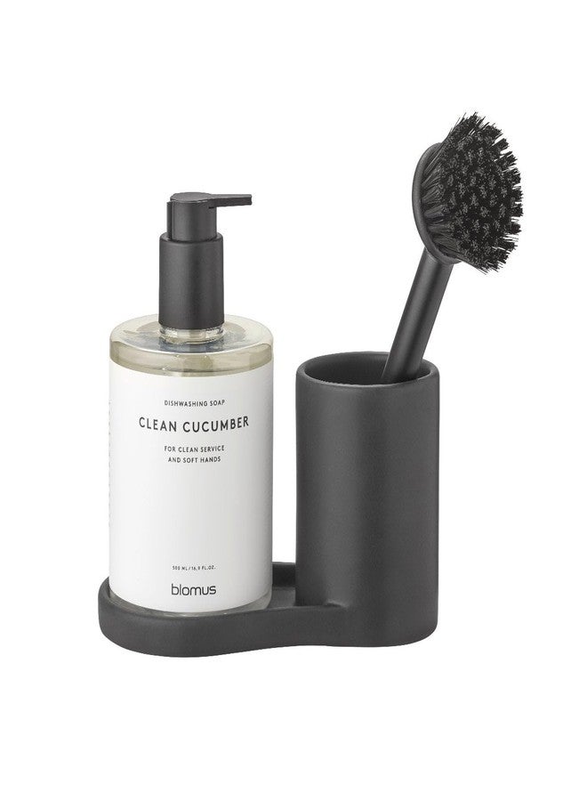 blomus PIRO Ceramic Sink Organizer - Black - Image 1