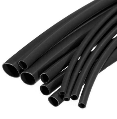 Rpi shop Rpi shop 250 Pcs Black 3mm Polyolefin Heat Shrink Tube Insulated Wire Cable Sleeve Wrap 45mm175 Inch Machine Cut Pieces - Image 3
