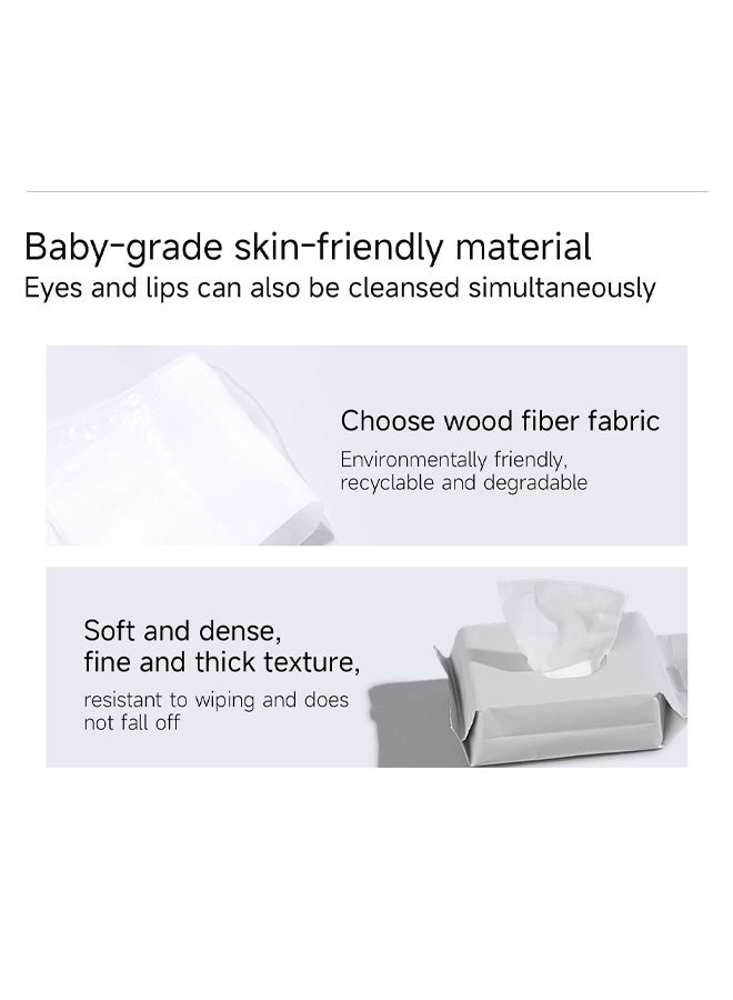 INGS Hydrating Eye & Lip Makeup Remover Wipes – Gentle & Effective Cleansing Towelettes for Sensitive Skin – Travel-Friendly Pack - Image 5