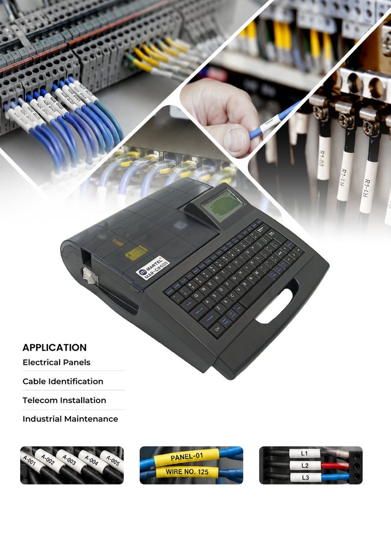 مارتل MARTEL CIP 600 – طابعة تعريف الكابلات وأنابيب الفيرول. - Image 2