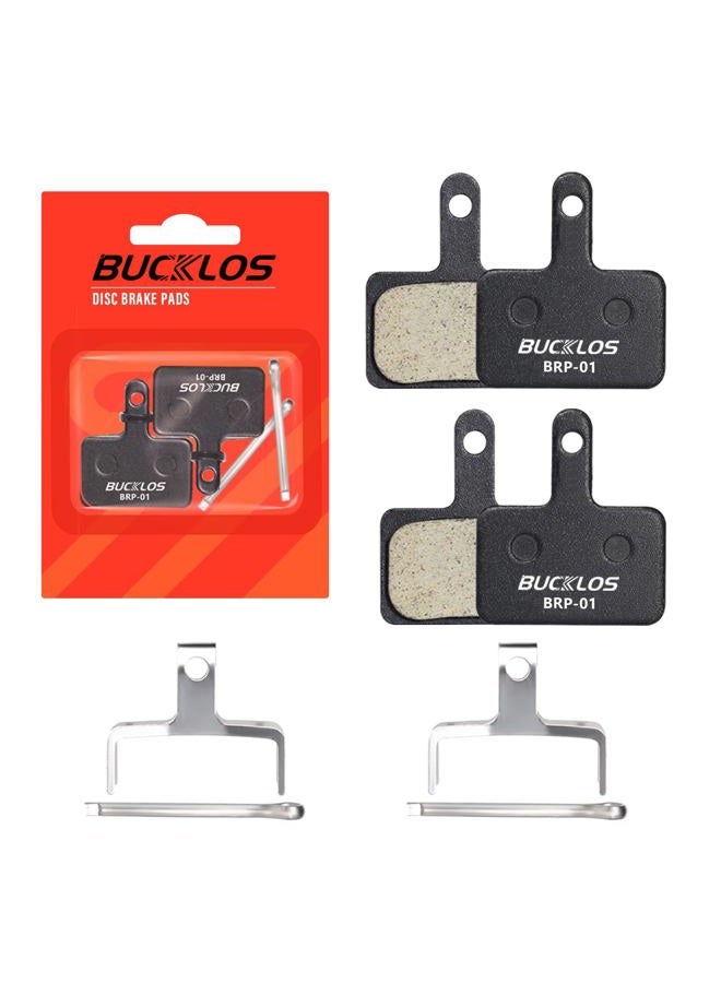 BUCKLOS 2 Pairs Bike Brake Pads for TRP Tektro Shimano Deore Br-M575 M525 M515 T615 T675 M505 M495 M486 M485 M475 M465 M447 M446 M445 M416 M415 M395 M375 M315 M355 C601 C501(Resin) - Image 1