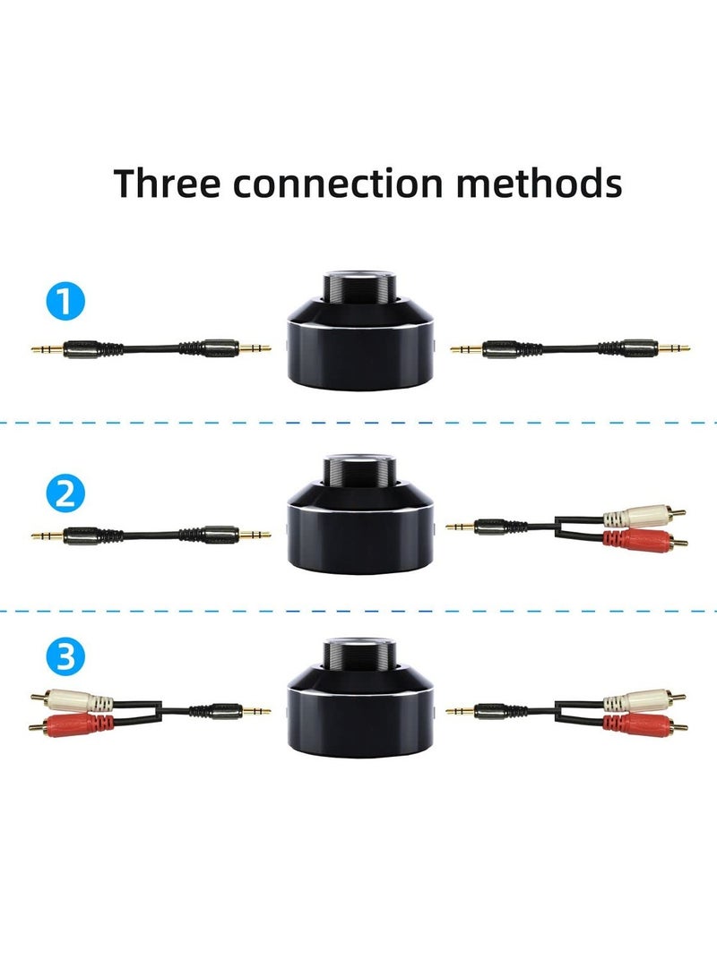 Mini Active Volume Control Knob - 3.5mm Audio Adjuster, PC Speaker Amplifier Switcher, Volume Control Knob for Speaker Audio Adjustment, Compatible with Win10/8/7/Vista/XP/Mac KL - Image 4