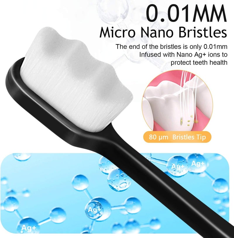 VEGOLS Extra Soft Toothbrush Set - Pack of 6 - Image 2