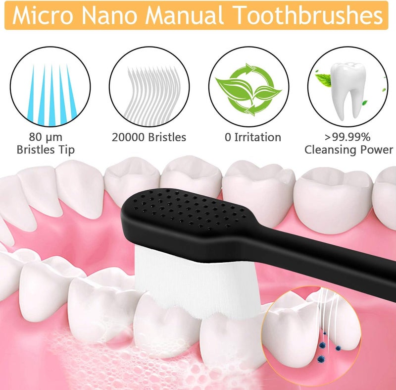 VEGOLS Extra Soft Toothbrush Set - Pack of 6 - Image 4