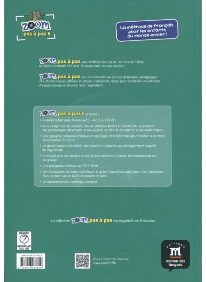 Zoom pas a pas: Livre de l'eleve + Cahier d'activites A2.1/A2.2 + - Image 2
