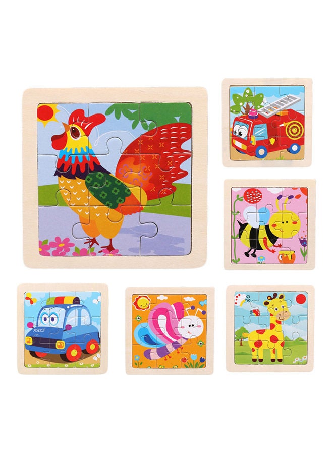 9-Piece Wooden Jigsaw Puzzle - Image 2