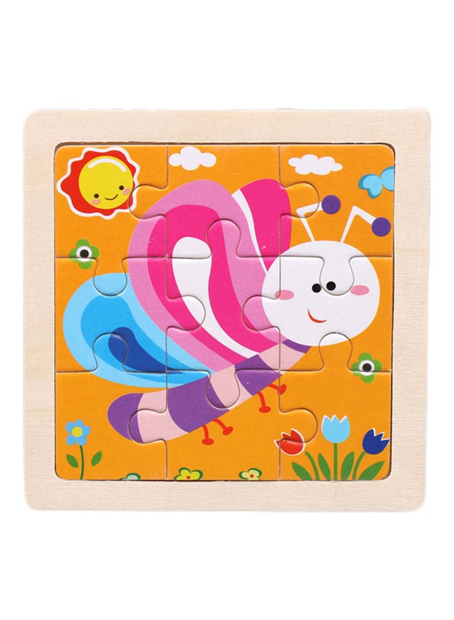 9-Piece Wooden Jigsaw Puzzle - Image 1