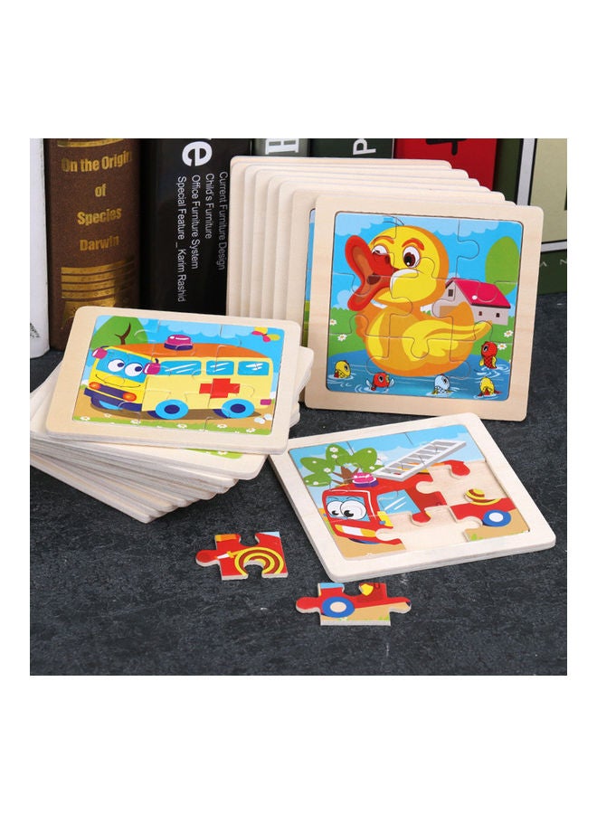 9-Piece Wooden Jigsaw Puzzle - Image 4