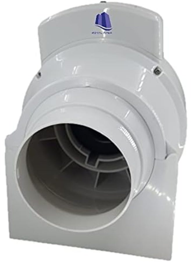 Royal Apex Circular Inline Exhaust Fan Low Noise Duct Fan For Bathroom Kitchen Ventilation 4 Inch 100Mm  - Image 5