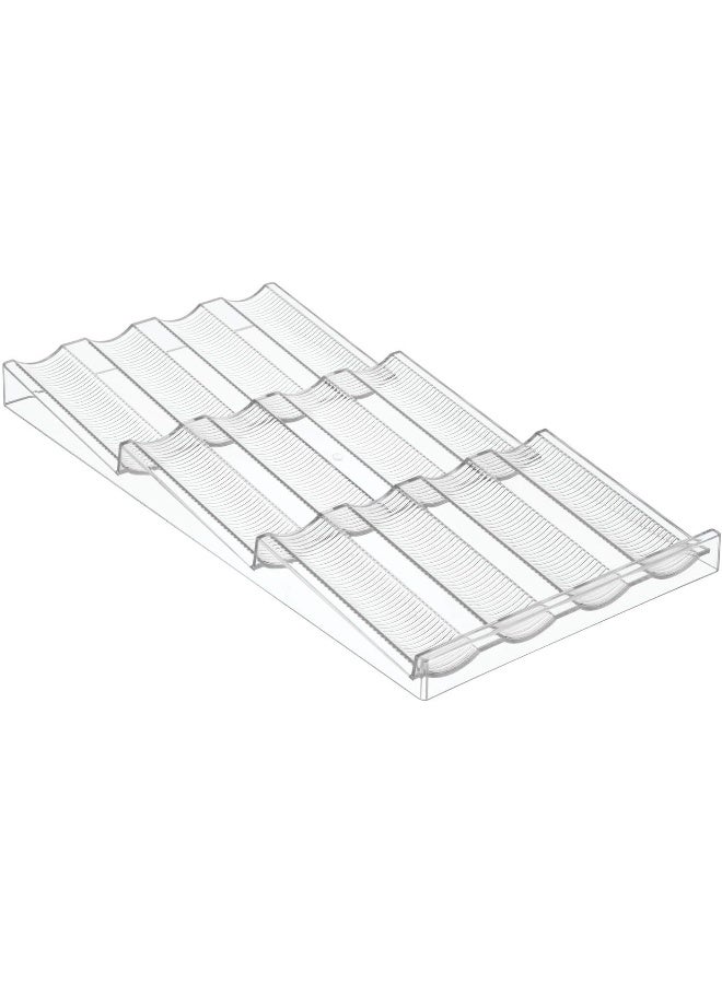 InterDesign iDesign Linus Spice Rack, Drawer Organizer for Kitchen Storage - Clear  - Image 1