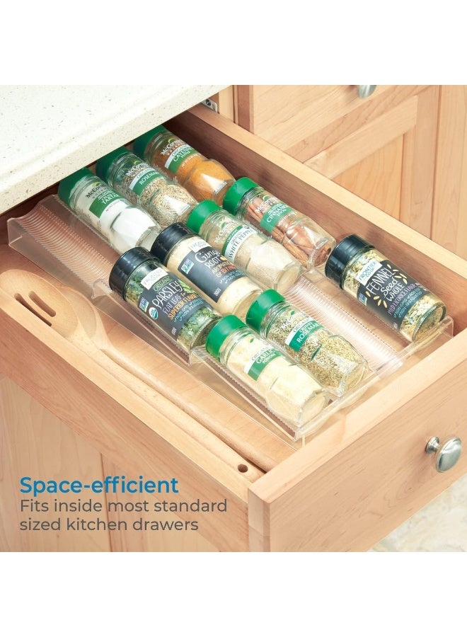 InterDesign iDesign Linus Spice Rack, Drawer Organizer for Kitchen Storage - Clear  - Image 3