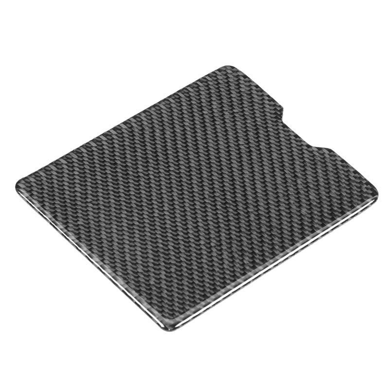 Carbon Fiber Driver Storage Box Panel Trim Cover Fit for Mitsubishi Lancer 2008‑2016 - Image 3
