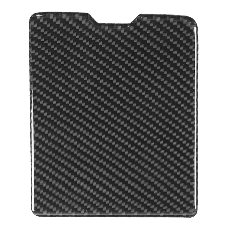 Carbon Fiber Driver Storage Box Panel Trim Cover Fit for Mitsubishi Lancer 2008‑2016 - Image 1
