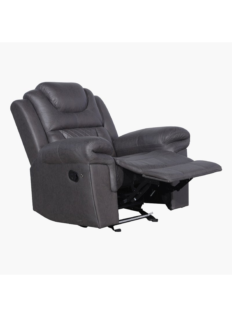 Home Box Miranda Armchair Fabric Recliner with Rocker and LED Strip 101 x 106 x 101 cm - Image 4