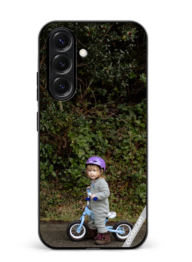 VR CREATIVE Protective Case Cover For Samsung Galaxy S25 Plus Bicycle Baby Design Multicolour